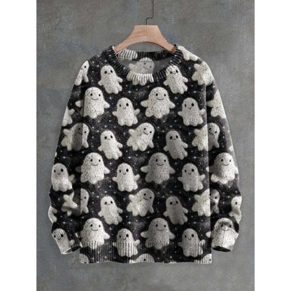 Mens 3D Crew Neck Sweatshirt With Bold Needle Digital Print