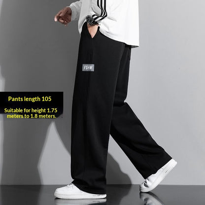 Mens Fleece-Lined Athletic Casual Pants